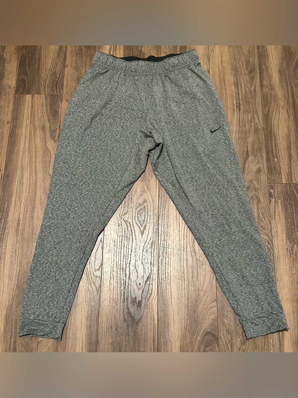 Men's Nike Dri Fit Yoga Joggers  - Gray Heather XL